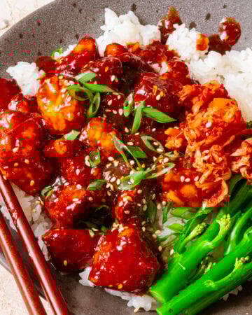 Korean BBQ Tofu - School Night Vegan