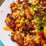 crispy gochujang potato salad