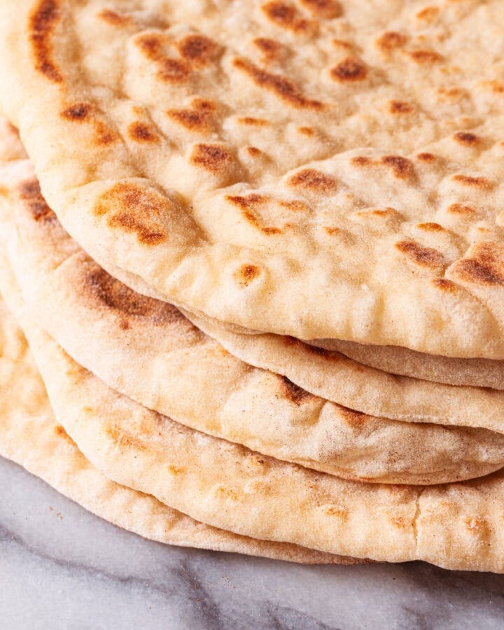 Vegan Greek Pita Breads - School Night Vegan