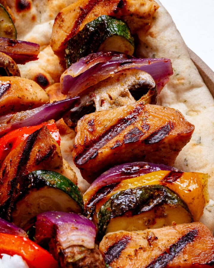 Grilled Vegan Kebabs with Mediterranean Marinade - School Night Vegan