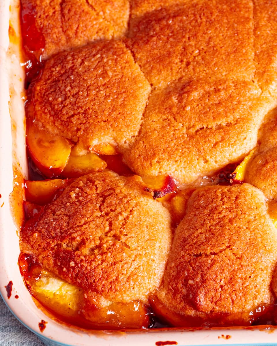 Vegan Peach Cobbler