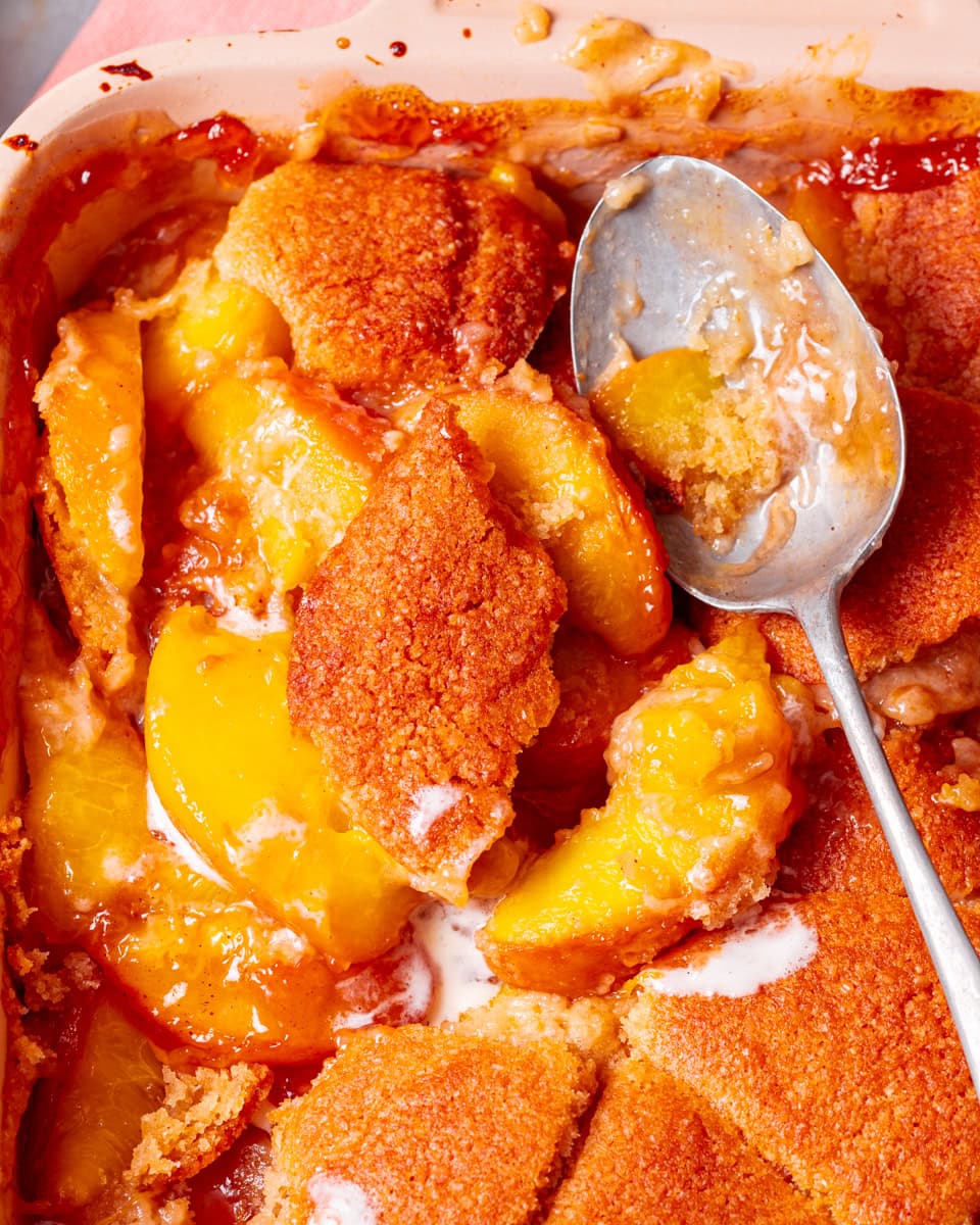 Vegan Peach Cobbler