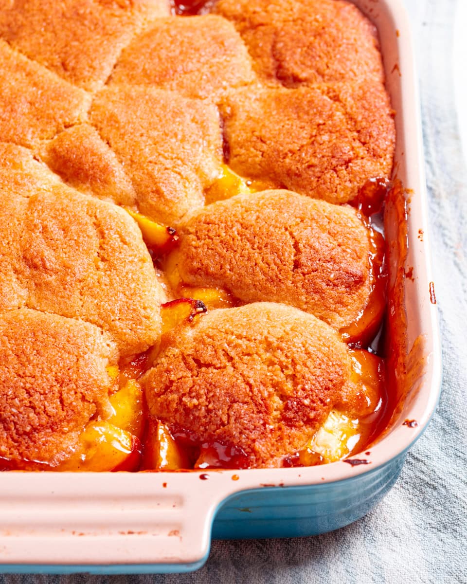 Vegan Peach Cobbler