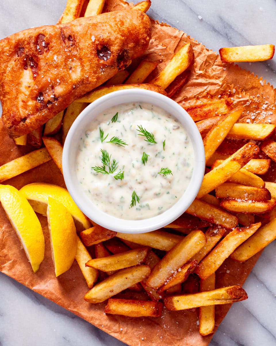 vegan fish and chips