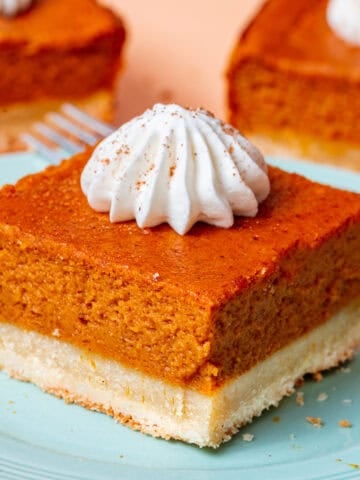 Vegan Pumpkin Pie Bars