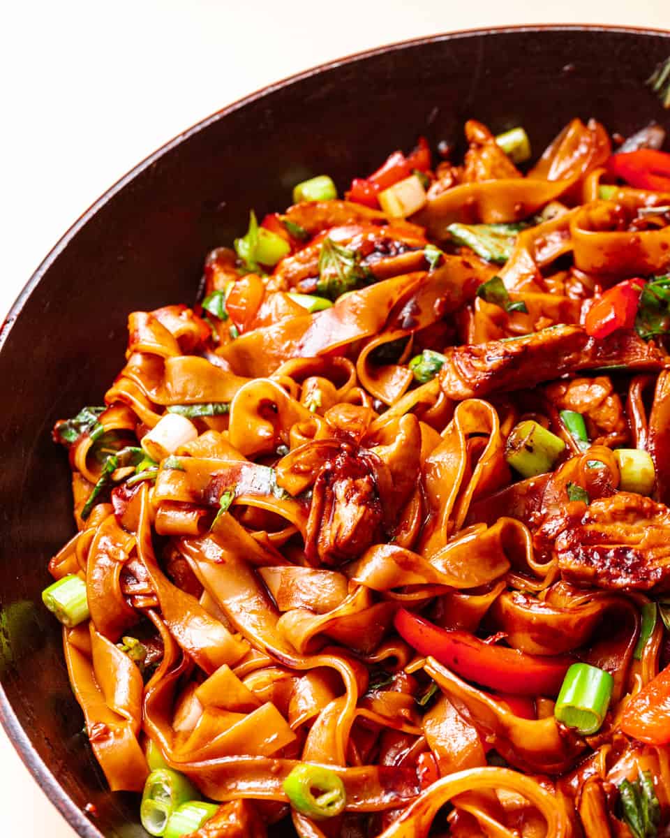 Vegan Thai Drunken Noodles