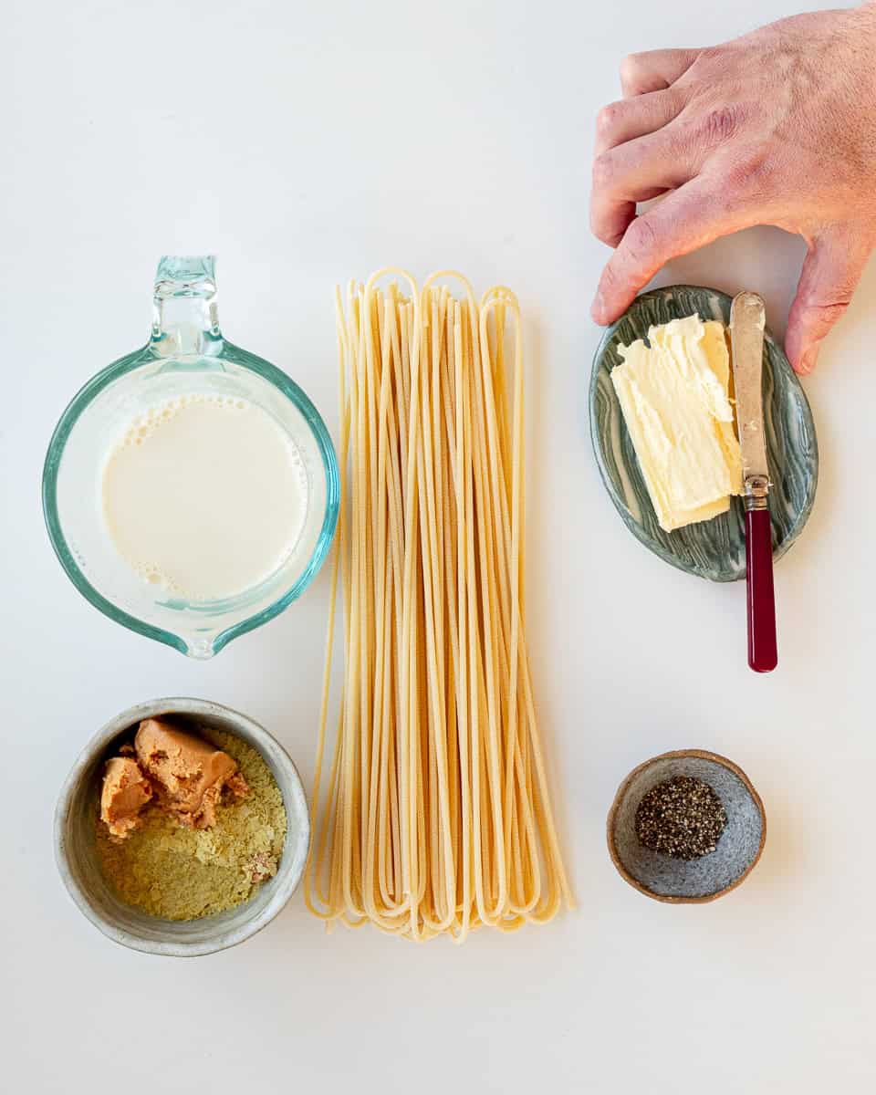 The prepped ingredients for this recipe
