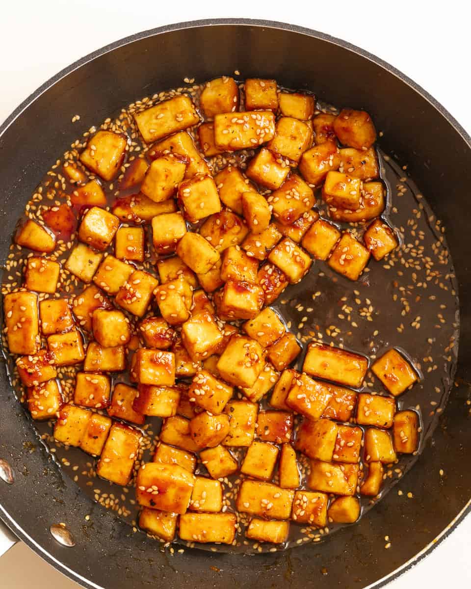 Sticky Sesame Tofu