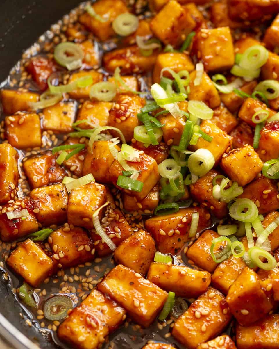 Sticky Sesame Tofu