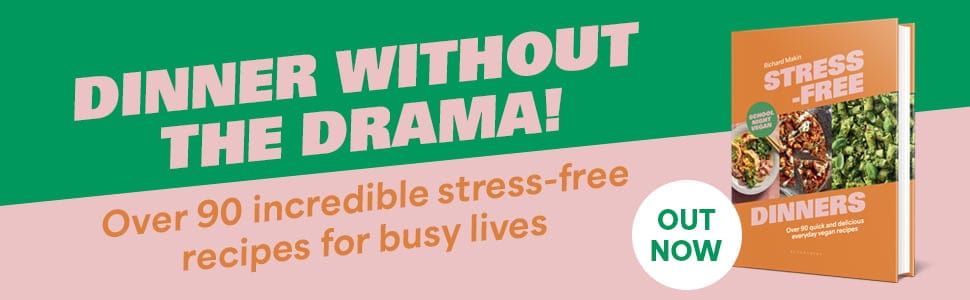 Ad for cook book "Stress-Free Dinners"
